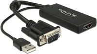 DeLock 62668, Delock VGA zu HDMI Adapter mit Audio