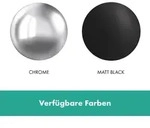 Hansgrohe Einhebel-Wannenmischer Unterputz, Logis - schwarz matt