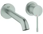 GROHE Essence 2-Loch-Waschtischbatterie 183mm - supersteel
