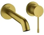 GROHE Essence 2-Loch-Waschtischbatterie 183mm - cool sunrise geb&uuml;rstet