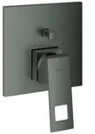 GROHE Eurocube Einhand-Wannenbatterie f&uuml;r Unterputz-Montage - hard graphite