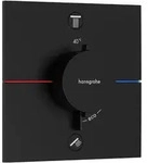 Hansgrohe ShowerSelect Comfort E Thermostat Unterputz f&uuml;r 2 Verbraucher - schwarz
