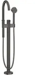 Axor One Einhebel-Wannenmischer bodenstehend - brushed black chrome