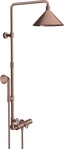 Axor 26020310, Axor ShowerSolutions Showerpipe mit Thermostat brushed red gold optic