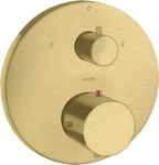 Axor 10720950, Axor Starck Thermostat Unterputz mit Ab- und Umstellventil brushed