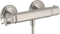 Axor 16261800, Axor Montreux Brausethermostat Aufputz Edelstahl