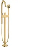 Axor One Einhebel-Wannenmischer bodenstehend - brushed gold optic