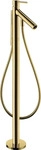 Axor 10456990, Axor Starck Einhebel-Wannenmischer bodenstehend polished gold optic