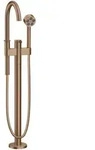 Axor One Einhebel-Wannenmischer bodenstehend - brushed red gold optic