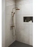 Duravit Shower Systems Duschsystem - Bronze geb&uuml;rstet