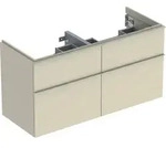 Geberit iCon Unterschrank f&uuml;r Doppel-Waschtisch, mit zwei Schubladen, 120cm -...