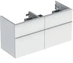 Geberit iCon Unterschrank f&uuml;r Doppel-Waschtisch, mit zwei Schubladen, 120cm -...