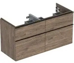 Geberit iCon Unterschrank f&uuml;r Doppel-Waschtisch, mit zwei Schubladen, 120cm -