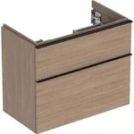 Geberit iCon Unterschrank f&uuml;r Waschtisch, mit zwei Schubladen, 75cm - eiche