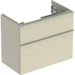 Geberit iCon Unterschrank f&uuml;r Waschtisch, mit zwei Schubladen, 75cm - sand