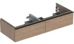 Geberit iCon Unterschrank f&uuml;r Doppel-Waschtisch, mit einer Schublade, 120cm - eiche