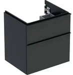 Geberit iCon Unterschrank f&uuml;r Waschtisch, mit zwei Schubladen, 60cm - lava matt
