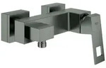 GROHE Eurocube Einhand-Brausebatterie - hard graphite geb&uuml;rstet