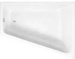 Bette Space L Raumspar-Badewanne, Ecke rechts, - Snow