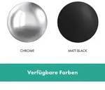Hansgrohe Einhebel-Wannenmischer Unterputz, Logis - schwarz matt
