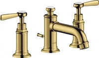 Axor 16535990, Axor Montreux 3-Loch Waschtischarmatur 30 polished gold optic