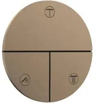 Hansgrohe ShowerSelect Comfort S Absperrventil f&uuml;r 3 Verbraucher - brushed bronze