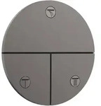 Hansgrohe ShowerSelect Comfort S Absperrventil f&uuml;r 3 Verbraucher - brushed black