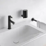 KEUCO IXMO Pure Black Selection Einhebel- Waschtischmischer 100 ohne Ablaufgarnitur -