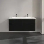 Villeroy & Boch Subway 3.0 Waschtischunterschrank 1272 x 576 x 478mm - Volcano Black