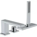 Hansgrohe Tecturis E 3-Loch Einhebel-Wannenrandmischer mit sBox - Chrom