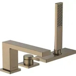 Hansgrohe Tecturis E 3-Loch Einhebel-Wannenrandmischer mit sBox - brushed bronze