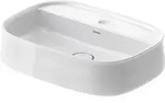 Duravit Zencha Aufsatzbecken mit Hahnlochbank 550 x 390mm - Wei&szlig;