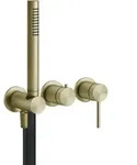 Gessi Dusche316 Unterputz-Einhebelmischer mit 2-Wege-Umlenkkartusche - messing