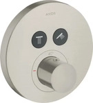 Axor 36723800, Axor ShowerSelect Round Thermostat Unterputz f&uuml;r 2 Verbraucher