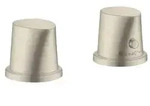 Axor Starck Organic 2-Loch Wannenrandarmatur - brushed nickel