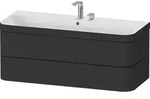 Duravit Happy D.2 Plus M&ouml;belwaschtisch c-bonded mit Unterbau, wandh&auml;ngend, 1175 x