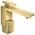 Axor Edge Einhebel-Waschtischmischer 130 mit Push-Open Ablaufgarnitur, Diamantschliff