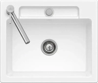 Villeroy & Boch 33462FFU, Villeroy & Boch Siluet 60 S flat K&uuml;chensp&uuml;le Ivory