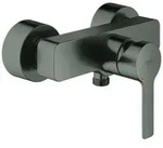 GROHE Lineare Einhand-Brausebatterie - hard graphite geb&uuml;rstet
