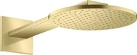 Axor 35284950, Axor Kopfbrause 250 1jet mit Brausearm brushed brass