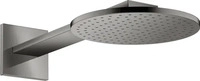 Axor 35284330, Axor Kopfbrause 250 1jet mit Brausearm polished black chrome
