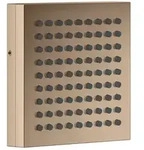 Axor ShowerComposition Schulterbrause 110/110 1 Strahlart - polished red gold optic