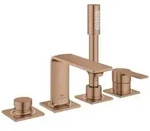GROHE Allure NEW 4-Loch Einhand-Wannenkombination - warm sunset geb&uuml;rstet
