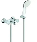 GROHE Costa Wannenbatterie mit Brausegarnitur f&uuml;r Wandmontage - chrom