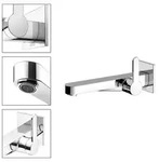 KEUCO IXMO FLAT Einhebel-Waschtischmischer f&uuml;r UP-Montage, 225mm, Rosette eckig -