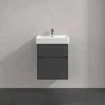 Villeroy & Boch Collaro Waschtischunterschrank 460 x 546 x 444mm - Glossy Grey