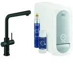 GROHE blue Home L-Auslauf Starter Kit - velvet black