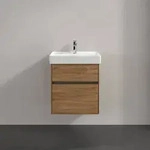 Villeroy & Boch Collaro Waschtischunterschrank 510 x 546 x 444mm - Kansas Oak