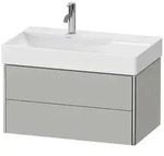 Duravit XSquare Waschtischunterbau wandh&auml;ngend XS4168, zwei Schubk&auml;sten, 784 x