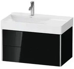 Duravit XSquare Waschtischunterbau wandh&auml;ngend XS4168, zwei Schubk&auml;sten, 784 x